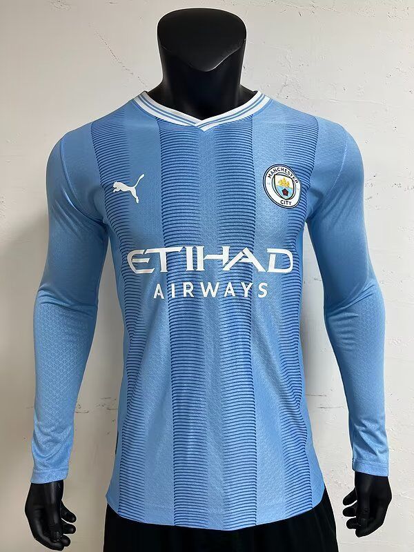 AAA Quality Manchester City 23/24 Home Leaked Jersey(Player)